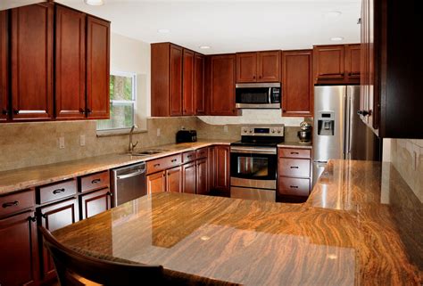 cherry wood cabinets with stainless steel appliances|cherry wood kitchen cabinets.